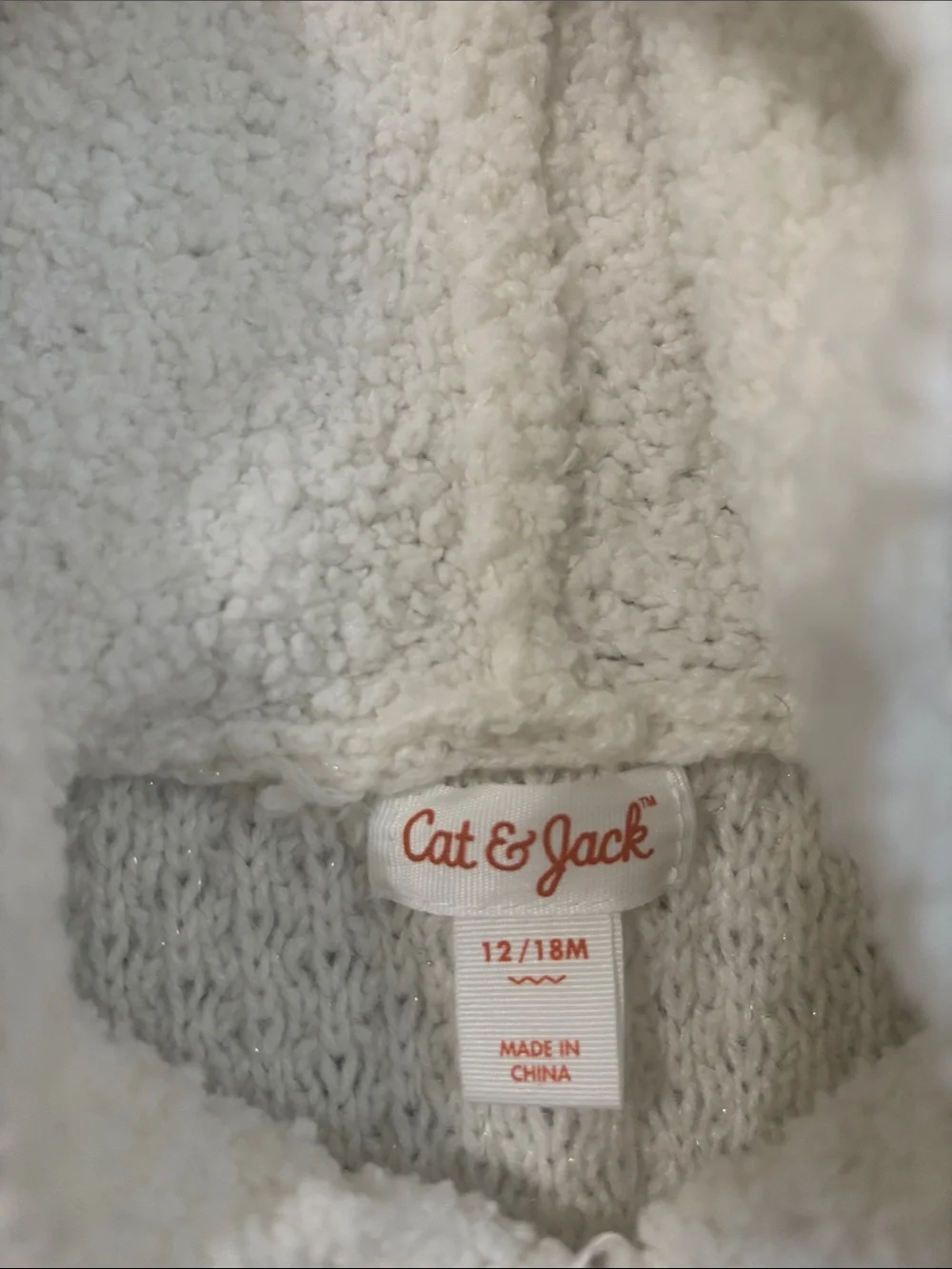 Cat & Jack cozy cream